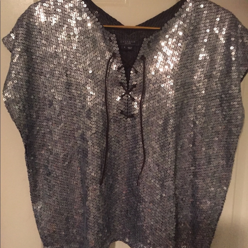 Gryphon sequined top